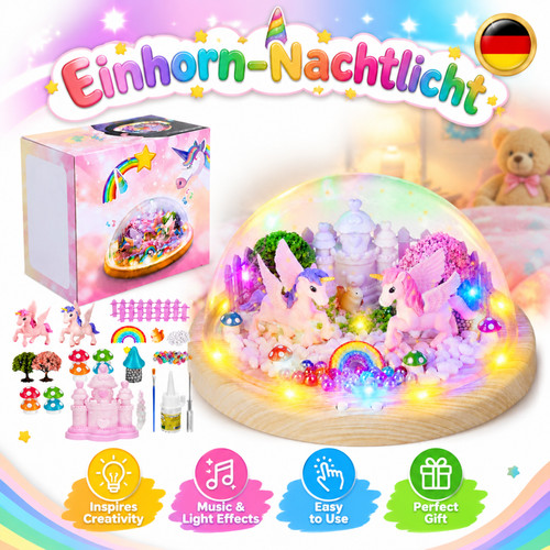 Diy kinder nachtlicht - kinder, einhorn